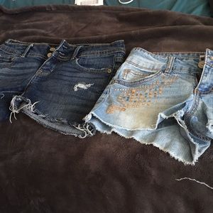 TWO pairs of shorts